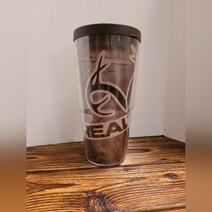 Tervis Tumbler Travel Mug REALTREE Camo Design with Brown Lid 24 oz